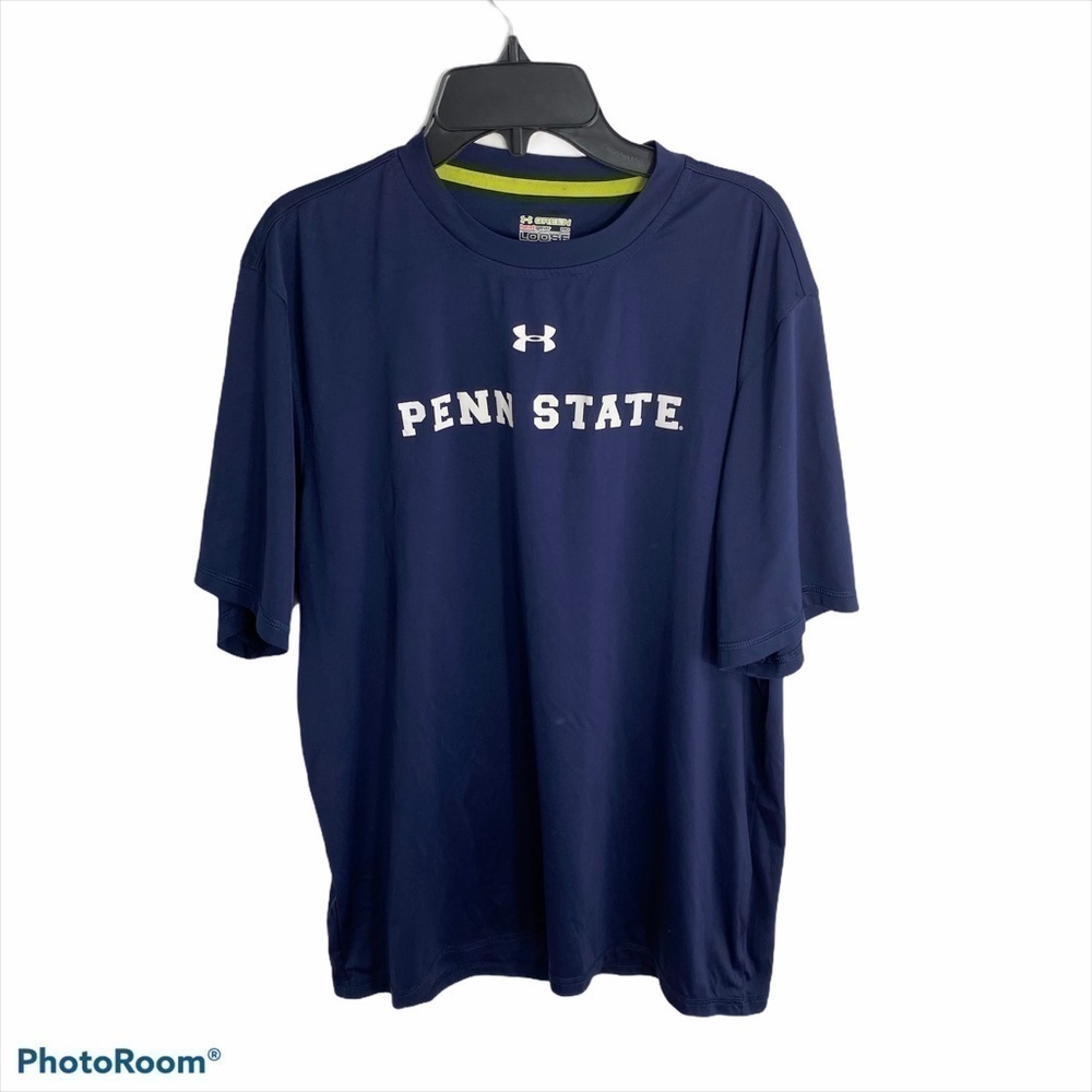 Under Armour Penn State T-shirt Loose Men’s Medium Blue